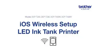 iOS Wireless Setup on LED Ink Tank Printer