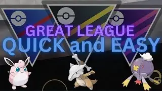 Great League Wigglytuff SHADOW Marowak Drifblim team is QUICK and EASY in PokemonGo!