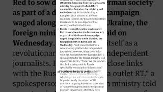 Update on Ukraine:US downplays the impact of withholding Ukraine aid. Denmark takes up EU leadership