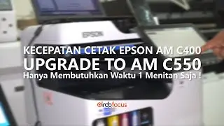 Kecepatan Cetak Hanya Butuh Waktu 1 Menitan !! EPSON AM C400 Upgrade Ke AM C550 #video #technology