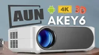 AUN AKEY6 Full HD 4K LED Projector | Don't Buy Before Watching!