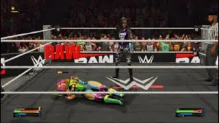 WWE 2K25 RAW XMY AND BLACKCAT WORK TOGETHER TO ERADICATE DIANA DANGER!!!!!!!!!!