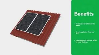 Mibet Tile Hook Roof PV System | Solar Mounting Installation Guide