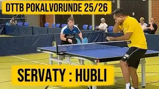 DTTB POKAL 🏓 25/26 | M.Servaty vs. H.Hubli