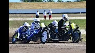 European Championship grasstrack, semi final sidecars Roden (nl) 15-07-2018