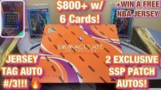 Panini Immaculate Basketball Premium Edition FOTL Hobby Box Break (2018-19) - TAG AUTO /3! $800! 🔥