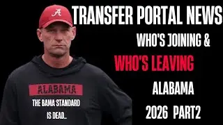 ALABAMA FOOTBALL TRANSFER PORTAL NEWS 2026! #kalendeboer #bamafootball ##bamanews #transferportal 