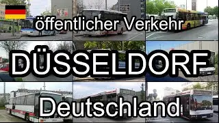 Düsseldorf, Deutschland. öffentlicher Verkehr