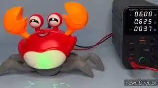 Walking Musical Crab Early Steps Unboxing And High Voltage
