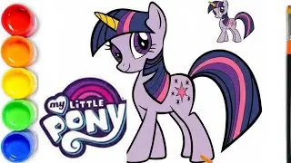 Drawing My Little Pony Twilight Sparkle Unicorn - Learn to draw My Little Pony Unicorn | MLP