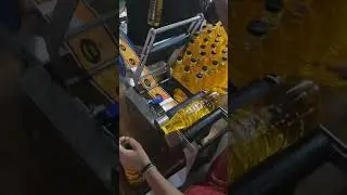 Low Cost Round Bottle Sticker Labeling Machine For Oil Round Bottles