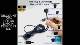 2MP 1080P Mini 15X15mm OTG Micro USB Camera Wide Angle Industry Machine 1080P Full HD Industry USB 2
