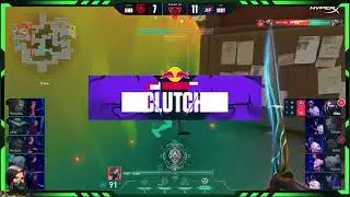 100T Hiko insane 4k Viper clutch against Gambit | 1 v 3 | 100Theives vs GMB| VCT Masters Berlin