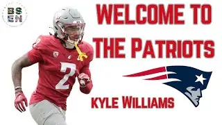 Welcome to the New England Patriots Washington State Wide Receiver Kyle Williams