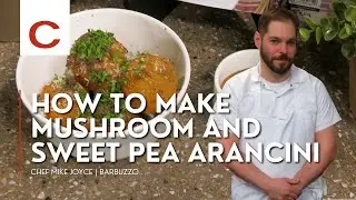 Mushroom & Sweet Pea Arancini | Chef Mike Joyce | Tips & Techniques
