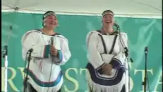 Karin and Kathy Kettler - Inuit Throat-Singing Demonstration [Live at First Americans Festival 2004]