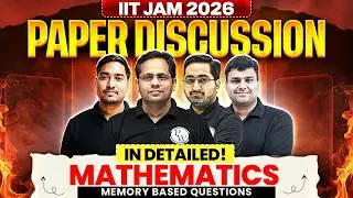 IIT JAM 2026 Mathematics Paper Discussion | Memory Based Questions Analysis | PW IIT JAM