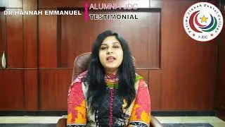 DR HANNAH EMMANUEL ALUMINI FATIMA JINNAH DENTAL COLLEGE,KARACHI