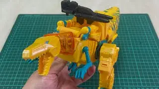 Transformers Legacy: Evolution G2 Universe Grimlock (T. rex mode to Robot mode)
