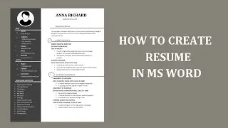 How to create RESUME in MS Word//how to create an elegant CV in ms word//Malayalam tutorial