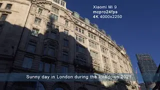 Xiaomi Mi 9, mcpro24fps 4K, 4000x2250p 10bit at 150Mbps, mSLog 100.