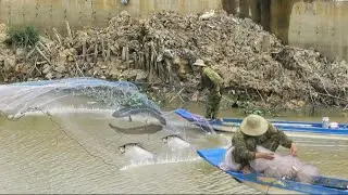 Cách  ngư dân chài cả thật đơn giản ở  miền Tây nhưng không ngờ !