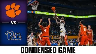 Clemson vs. Pitt Condensed Game | 2025-26 ACC Men's Basketball