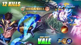 One Shot Combo Kills !! Vale Rank Game - Build Top 1 Global Vale ~ MLBB
