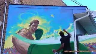 Way Maker - Joe Louis Greenway X Hamtramack Centennial Mural Timelapse