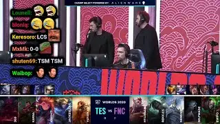 TES vs FNC - Game 1 | 2020 Worlds Quarterfinals | Twitch VOD with Chat