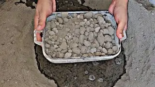 @borababes Pure Cement Pouring & Mixing in floor Pool // Ultimate Relaxation ASMR 😌