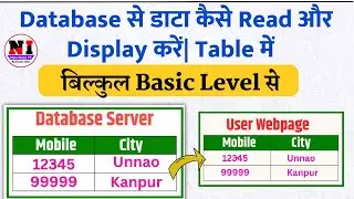 How to Fetch Data From Database in PHP And Display HTML Tables | Full Explained