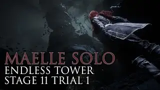 Maelle solo vs Endless Tower Stage 11 Trial 1 - Expert ( No dmg / Dodge / Shield / Painted Power )