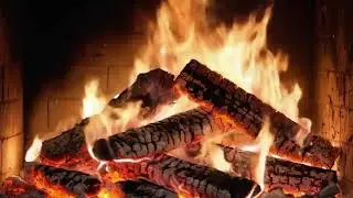 🔥 Warm Logs and Crackling Sounds from the Fireplace