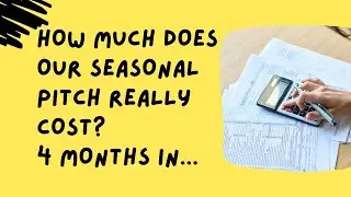 How much does it cost to CARAVAN ON A SEASONAL PITCH? 4 Month Update!
