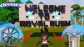 Lego Fortnite Amusement Park Tour 🎡 Rides, Mini Games & More! #legofortnite
