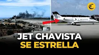 Venezuela: Learjet 55 chavista se estrella en el aeropuerto de Maiquet&iacute;a | El Comercio
