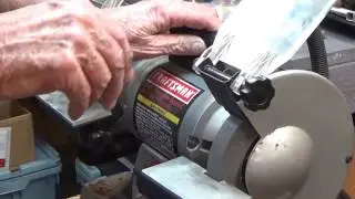 Testing Bench Grinder Dressing Tools and White Stones