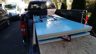 Granite Counter Install - Transporting flat in pickup truck (1 of 3)