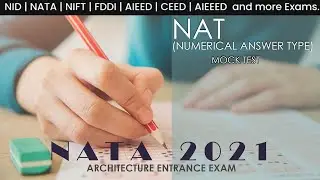 IMPORTANT MCQ |MSQ for NATA| Numerical Answer type| NID,UCEED,NIFT| MOCK TEST|ARCHITECTURE EXAM |TRB