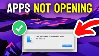 How To Fix Apps Not Opening on Mac - EASY!