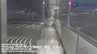 Fluidized Quick Freezer for Frozen Sweet Corn Production Line