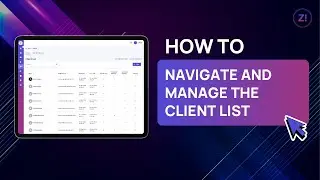 8(b). Navigate and Manage the Client List