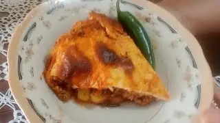 МУСАКА С ДОМАШНО СМЛЯНА КАЙМА