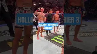 Max Holloway vs Dustin Poirier 3 Results 🔥🔥🔥#ufc318 #result