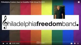 Philadelphia Freedom Band at Disability Pride Virtual PA 2020