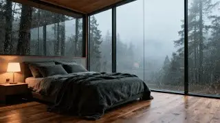 Deep Sleep Music for Insomnia Relief 🌙 Peaceful Rainy Bedroom Piano Sounds (No Ads)