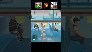 Enter Inside Train Challenge | Indian Theft Auto VS Indian Bikes Driving 3D | Gamer Zeet #shorts