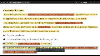 PSY611 Ethical Issues in Psychology Short Lesson 22 | PSY611 Midterm & Finalterm Short Lectures