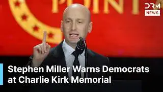 FULL SPEECH: Stephen Miller Sends Fiery Threats to Left at Charlie Kirk Memorial | AC1G
